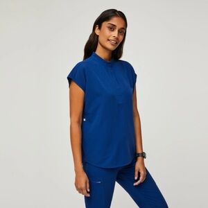 Figs Electric Blue Scrubs Sets (two)